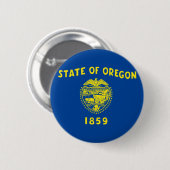 Oregon-Flagge Button (Vorne & Hinten)