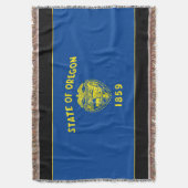 Oregon-Flagge Decke (Vorderseite Vertikal)