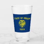 Oregon-Flagge Glas (Vorderseite)