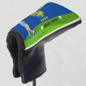 Oregon-Flagge Golf Headcover (3/4 Vorderseite)