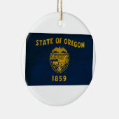 Oregon-Flagge Keramikornament (Rechts)