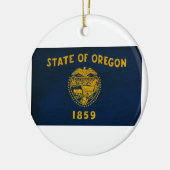 Oregon-Flagge Keramikornament (Links)