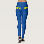 Oregon-Flagge Leggings (Rückseite)