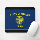 Oregon-Flagge Mousepad (Mit Mouse)