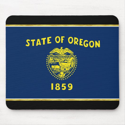 Oregon-Flagge Mousepad (Vorne)