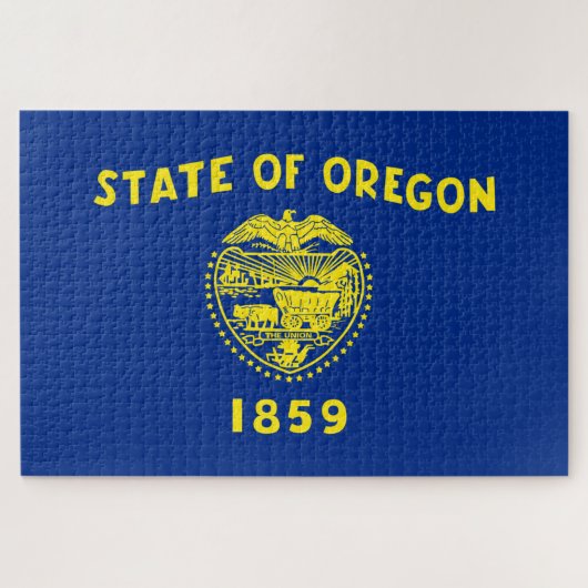 Oregon-Flagge Puzzle (Horizontal)