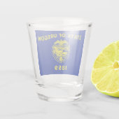 Oregon-Flagge Schnapsglas (Rückseite)