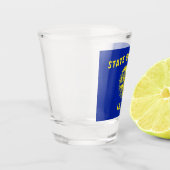 Oregon-Flagge Schnapsglas (Links)