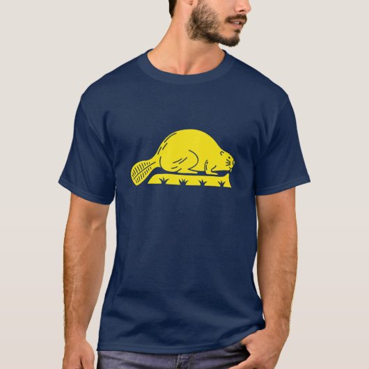 Oregon-Flaggen-Thema 01 T-Shirt (Vorderseite)