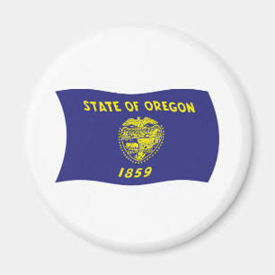 Oregon-Flaggenmagnet Magnet