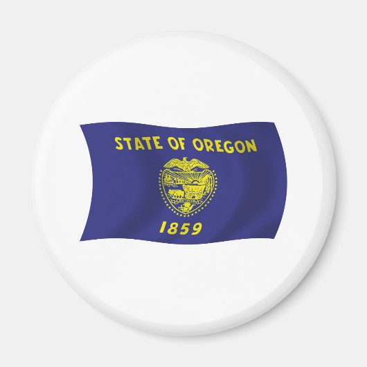 Oregon-Flaggenmagnet Magnet (Vorne)