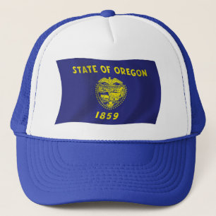 Oregon-Flaggenmütze Truckerkappe