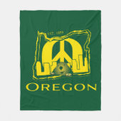 Oregon-Fleece-Decke Fleecedecke (Vorderseite)