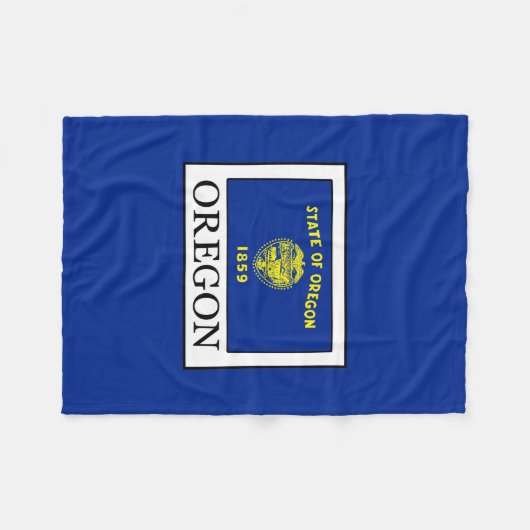 Oregon Fleecedecke (Vorderseite (Horizontal))