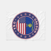 Oregon Fleecedecke (Vorderseite (Horizontal))