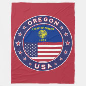 Oregon Fleecedecke (Vorderseite)