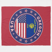 Oregon Fleecedecke (Vorderseite (Horizontal))