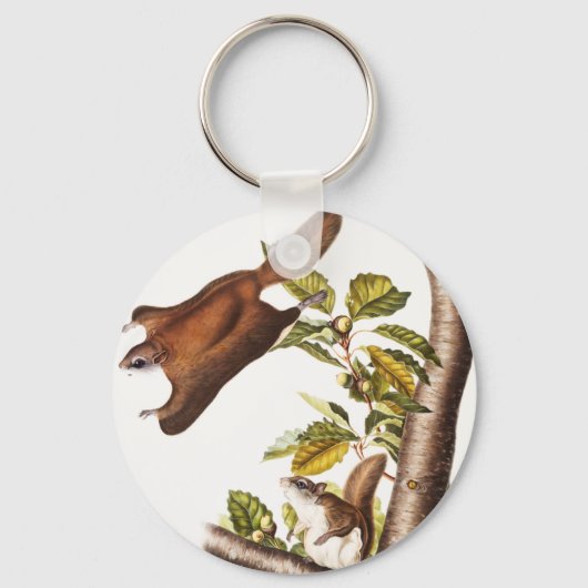 Oregon Flying Eichhörnchen (Pteromys Origonensis) Schlüsselanhänger (Vorderseite)