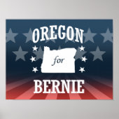 OREGON FÜR BERNIE SANDERS POSTER (Vorne)