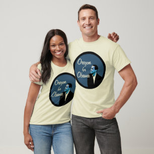 Oregon für Obama-Blau-T - Shirt