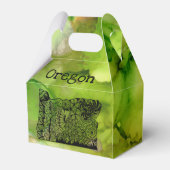 Oregon Gable Favor Box Geschenkschachtel (Rückseite)