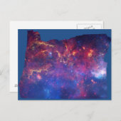 Oregon Galaxy Print Postkarte (Vorne/Hinten)