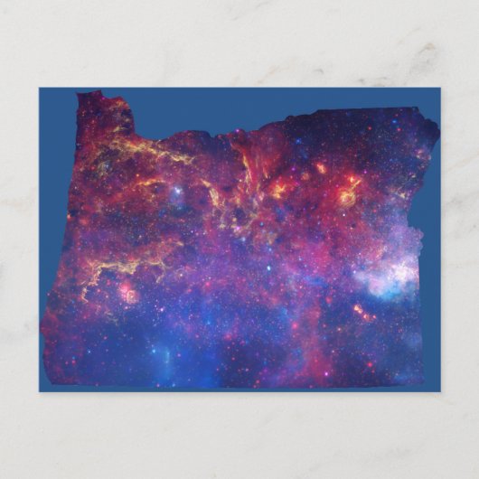 Oregon Galaxy Print Postkarte (Vorderseite)