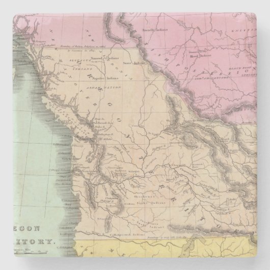 Oregon-Gebiet Steinuntersetzer (Vorderseite)