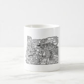 Oregon-Gekritzel-Kaffee-Tasse Kaffeetasse (Mittel)