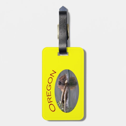 Oregon Gepäckanhänger (Rückseite vertikal)