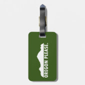 Oregon Gepäckanhänger (Rückseite vertikal)