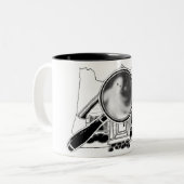 Oregon Ghosties Zweifarbige Tasse (Vorderseite Links)