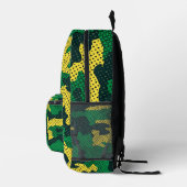Oregon Green & Yellow Camo Printed  Bedruckter Rucksack (Rechts)