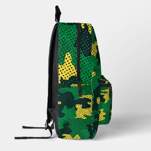 Oregon Green & Yellow Camo Printed Bedruckter Rucksack (Links)