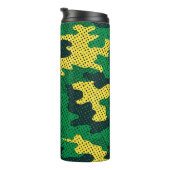 Oregon Green & Yellow Camo Printed Thermosbecher (Nach rechts gedreht)