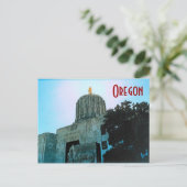 Oregon Hauptstadt Postkarte (Stehend Vorderseite)