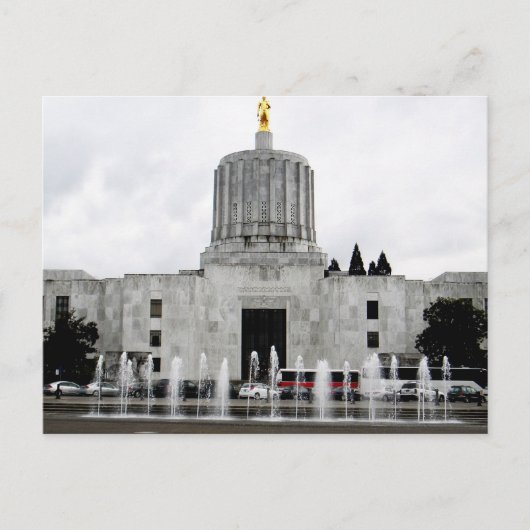 Oregon Hauptstadt Postkarte (Vorderseite)