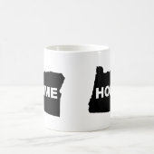 Oregon-Heimat-ferne-Tasse oder Reisebecher Kaffeetasse (Mittel)
