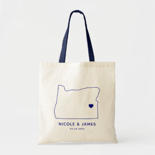 Oregon-Hochzeits-Willkommens-Tasche Karte Tote, Na Tragetasche