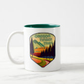 Oregon Holztrail Farben Zweifarbige Tasse (Links)