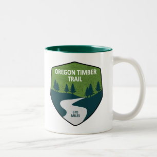 Oregon Holzweg Zweifarbige Tasse