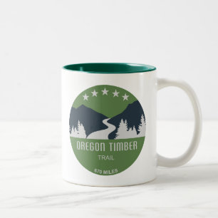 Oregon Holzweg Zweifarbige Tasse