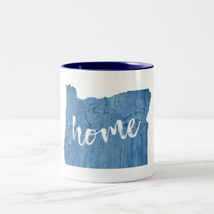 Oregon Home Holzmaserung Zweifarbige Tasse