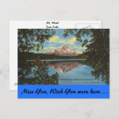 Oregon, Hood, Lost Lake Postkarte (Vorne/Hinten)