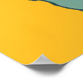 Oregon Illustrated Map Poster (Ecke)