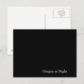 Oregon in der Nacht Postkarte (Vorne/Hinten)
