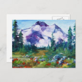 Oregon Indian Paintbrush Postkarte (Vorne/Hinten)