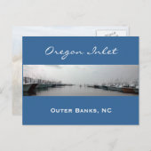 Oregon Inlet Postkarte (Vorne/Hinten)