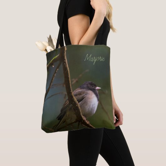 Oregon Junco Tasche (Von Nahem)