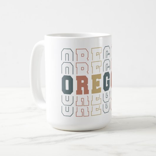 Oregon Kaffeetasse (Vorderseite Links)